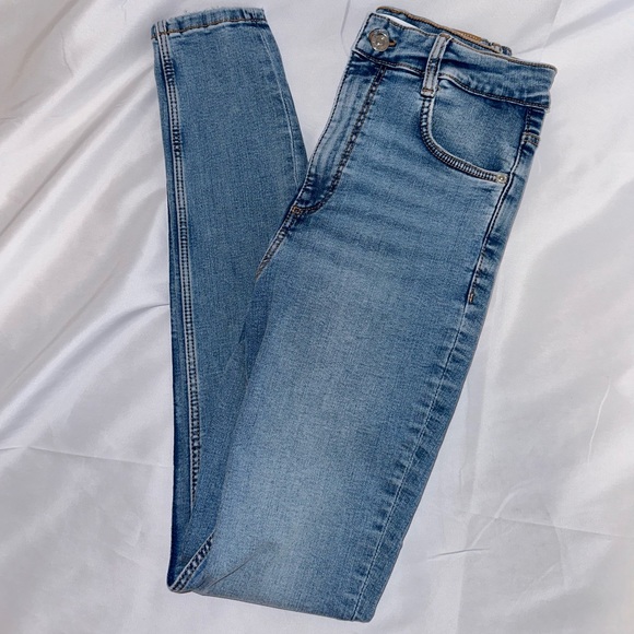 Zara High Rise Skinny Stretchy Jeans - Picture 3 of 9